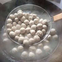 客满裕梅州猪肉丸手工猪肉丸子潮汕牛肉丸新鲜圆球状火锅小吃食材 客家猪肉丸500g*2袋