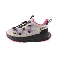 SMIBU童鞋儿童运动鞋2025秋户外棉鞋男童女童登山鞋冬加绒