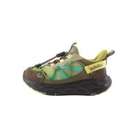 SMIBU童鞋儿童运动鞋2025秋户外棉鞋男童女童登山鞋冬加绒 荨麻绿   27码