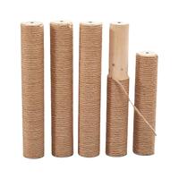 diy猫爬架柱子猫爬架替换柱实木猫抓柱麻绳自制通天柱材料磨爪