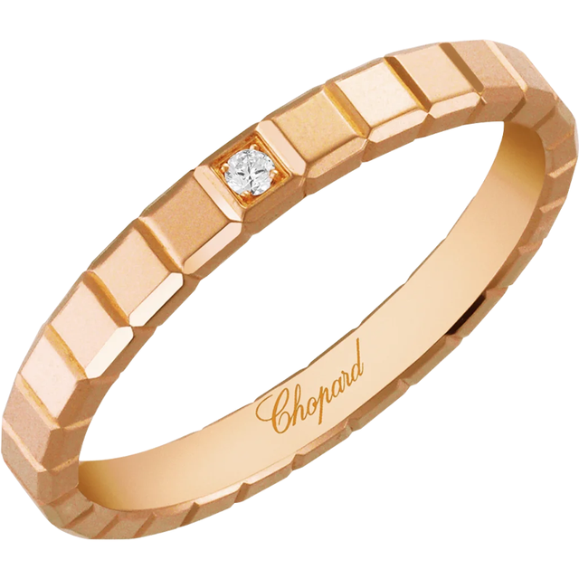 萧邦 珠宝 ICE CUBE系列 女士窄款单钻戒指 50号 827702-5226