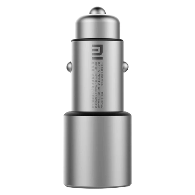 Xiaomi 小米 CC02CZM 车载充电器 快充版 36W 银色