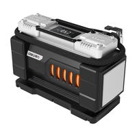 deli 得力 PLIS:deli 得力 双缸车载充气 大功率打气泵轮胎充气宝