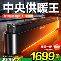 锐舞 踢脚线取暖器电暖器电热取暖器石墨烯取暖器电暖气家用