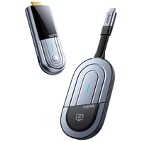 绿巨能 HDMI无线投屏器 4K高清办公会议家用同屏器 适用笔记本台式机电视显示器投影仪 点对点50米传输器