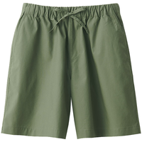 無印良品 MUJI（無印良品 ）女式 水洗 平纹 短裤女夏 裤子 休闲短裤 多巴胺纯棉全棉BEC27A3S 卡其色 S 155/62A