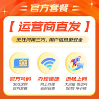 移动端、京东百亿补贴：中国电信 流量卡19元/月135G全国流量5G电信无忧卡星卡长期套餐首月免租Su7卡