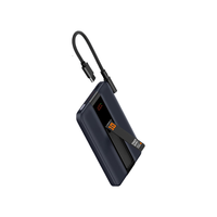 台电 磁吸充电宝10000毫安时自带线20W快充隐藏支架轻薄便捷可上飞机适用于苹果17安卓子夜蓝