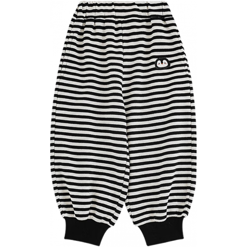  YOYO KIDS/幼悠 弹力舒适 女童针织裤  黑色 80cm