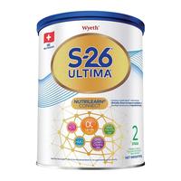 Wyeth惠氏S26港版铂臻2段Ultima婴幼儿牛奶粉混合喂养瑞士800g