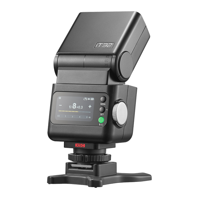 神牛 IT32触屏闪光灯高速同步TTL小型热靴接口