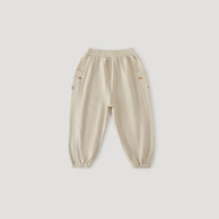 BALIPIG/巴厘小猪 束脚 儿童运动裤 奶油杏 90