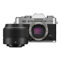 富士 X-T30 III 2610万像素 微单相机 XC35F2 镜头  XC35F2镜头 银色 35mm F2