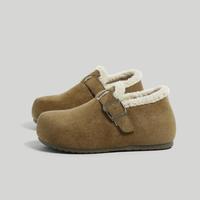 环球 女士厚底加绒雪地靴