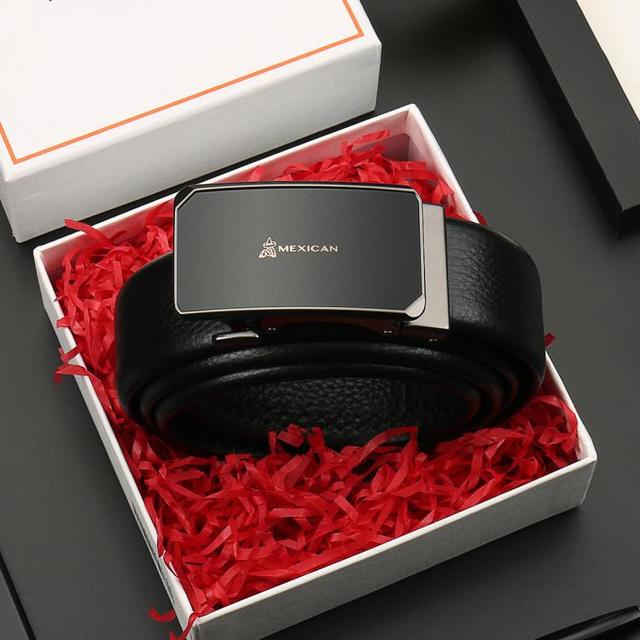 稻草人 佳品皮带男士双面柔软商务休闲青年男式裤腰带