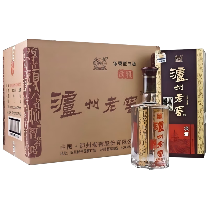  LUZHOULAOJIAO/泸州老窖 浓香型白酒  箱装 500mL 52度