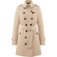 波司登【风衣羽绒服】冬季女商务大师设计高定款修身 璀璨卡其7205 175/96A