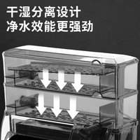金利佳鱼缸壁挂过滤器大容量瀑布式静音净水循环增氧过滤器