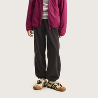 棉叔叔 仅限今日！棉叔叔女童双面摇粒绒卫裤保暖抗静电休闲裤男童