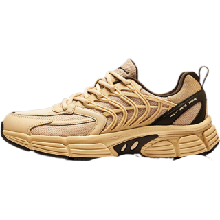 鸿星尔克 鱼刺 厚底软弹透气运动男鞋