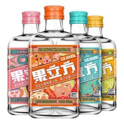 江小白 果立方水蜜桃水果味23度168ml*6瓶整箱少女心