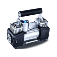 大昌揽月 车载充气泵汽车打气泵轮胎充气宝车用有线双缸便携式大功率加气泵