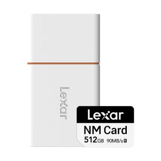  Lexar/雷克沙 512G大容量 NM储存卡+TF/NM卡读卡器