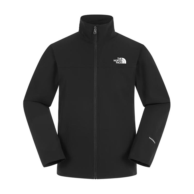  THE NORTH FACE/北面 防泼溅 男士软壳衣  宇宙黑 L /175