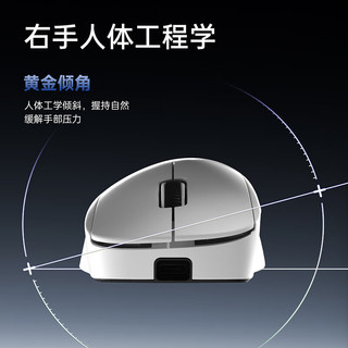  ATK/艾泰克 双模电竞 无线鼠标  白色