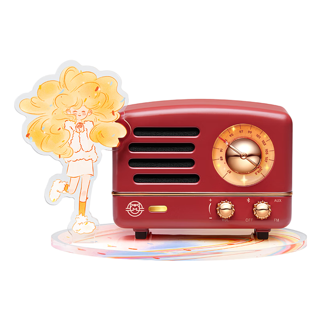 猫王音响 猫王小王子OTR新年礼盒儿力力便携式蓝牙音箱