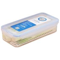 葱段收纳大葱保鲜盒长条长方形小葱香菜冰箱食品级收纳盒