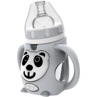 爱乐宝 玻璃奶瓶 宽口径防胀气带硅胶套 230ml