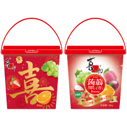 喜之郎 蒟蒻果冻90包1.8kg大桶0脂肪0人工色素 儿童解馋小零食大礼包
