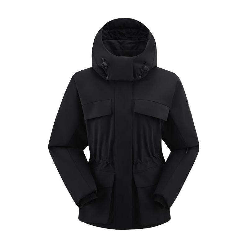 High Rock/天石鹅铠甲鹅绒防风700蓬羽绒服收腰派克服女款GT644