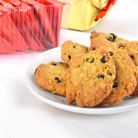 金罐 燕麦红糖葡萄干曲奇饼干 162g 1袋