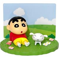 歪瓜 蜡笔小办周边 睡衣小新小白桌面装饰组合摆件
