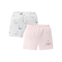 好孩子童装儿童裤子夏季纯棉提花布宝宝短裤男童女童五分裤
