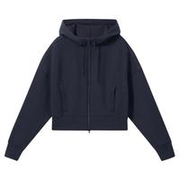 迪卡侬SPW运动外套秋女短款显瘦瑜伽上衣防风保暖外套361583SAX1