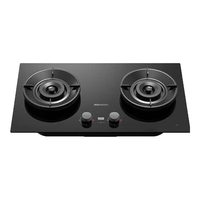 帅康（Sacon）燃气灶双灶家用 5.0KW灶具不锈钢面板【补贴立减20%】嵌入式台式灶台JZT-3G803 【液化气】左定时5.6kw钢化玻璃面板3B815