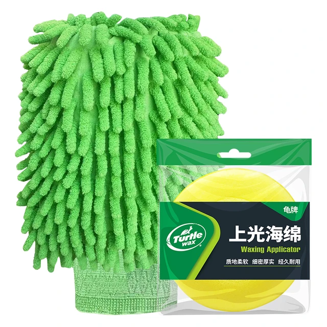 Turtle Wax 龟牌 TW-173 上光海绵+洗车手套
