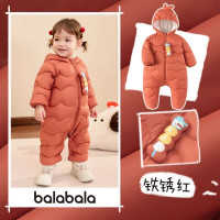 值友专享、保暖服饰：巴拉巴拉 婴儿连体衣轻薄羽绒服爬服