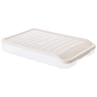 杰凯诺鸡蛋收纳盒冰箱鸡蛋收纳盒鸡蛋盒 【鸡蛋收纳盒 】杏色