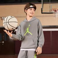 AIR JORDAN Jordan 25秋冬男女童连帽卫衣大飞人亲肤毛圈中大小童