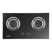 Haotaitai燃气灶家用双灶台嵌入式两用九腔猛火灶定时5.2kw天然气熄火保护炉具JZT-LZ9-D 天然气 定时方架 鸳鸯猛火灶