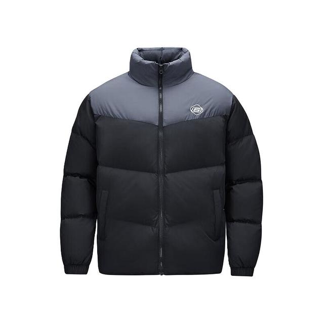 今日必买：斯凯奇 面包羽绒服冬季短款上衣保暖百搭舒适外套男女同款L324U104 碳黑/0018