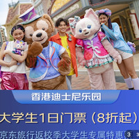 香港迪士尼乐园冬季大学生1日优惠门票