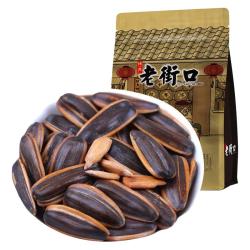 老街口 焦糖/五香味瓜子 450g*4袋 大颗粒葵花籽 坚果炒货