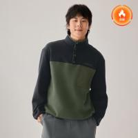 值友专享、保暖服饰：斯凯奇 摇粒绒 男款半开胸抓绒衣 P425M190