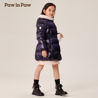  Paw in Paw 亮面 女童羽绒服  Navy藏青色/59 150 cm