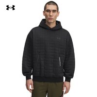 安德玛张伟丽同款UA Unstoppable自在系列男卫衣6003867 黑色001 XL